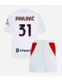 Detské Futbalové oblečenie AC Milan Strahinja Pavlovic #31 2026-27 Krátky Rukáv - Preč (+ trenírky)